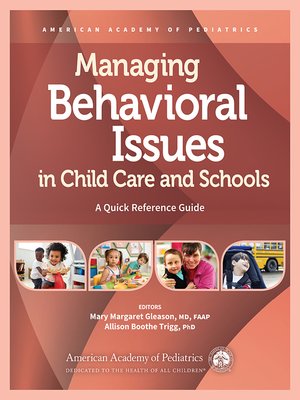 cover image of Managing Behavioral Issues in Child Care and Schools: a Quick Reference Guide